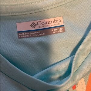 Columbia Sky Blue Sportswear Tops
